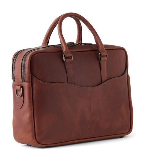 Full Grain Leather Briefcase For Men A Classic Lawyers Briefcase