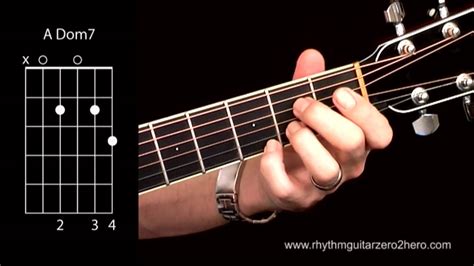 Learn Guitar Chords A7 Dominant 7 Beginner Acoustic Guitar Lessons