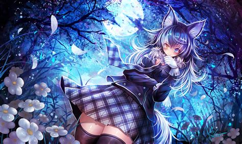 Pin By Top Nightcore On Anime Anime Wolf Girl Kemono
