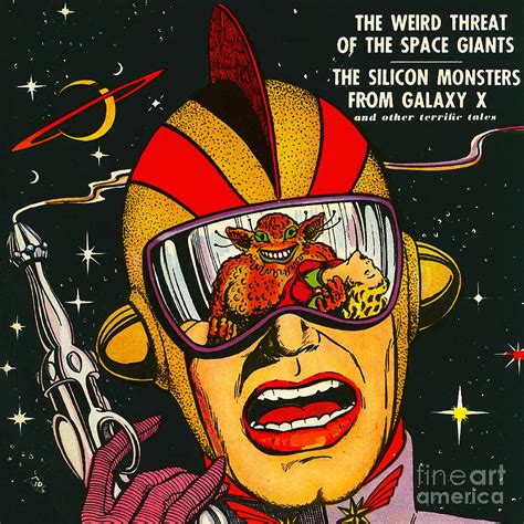 Classic Comic Book Cover Space Action August Square