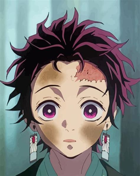 Demon Slayer Kimetsu Tanjiro New Paint By Numbers Canvas Paint By Numbers