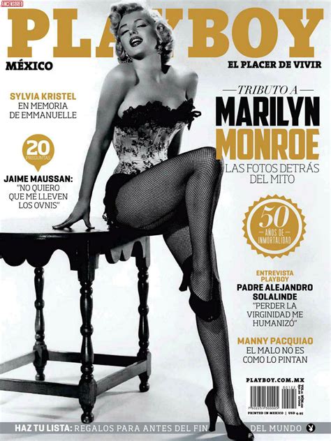 Marilyn Monroe Nua Em Playboy Magazine México