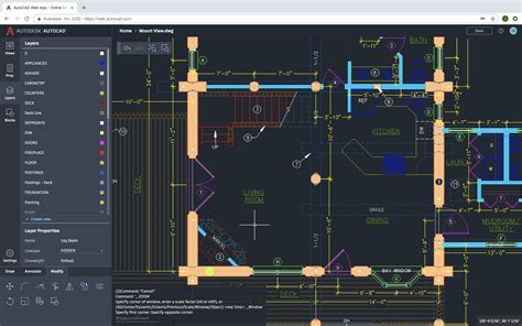 Autocad Web App Online Browser Based Cad Drawing Application Autodesk