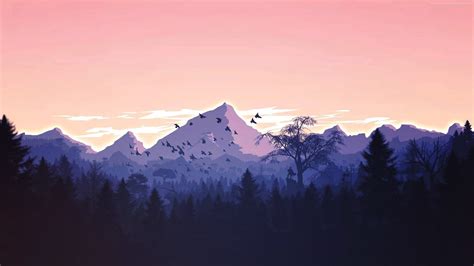 Cute Aesthetic Mountains Wallpapers Wallpaper Cave