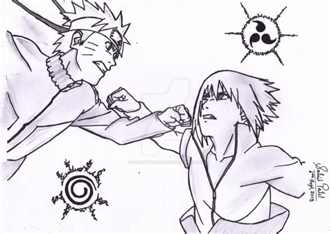 Epic Battle Naruto And Sasuke By Sahilfierce379 On Deviantart