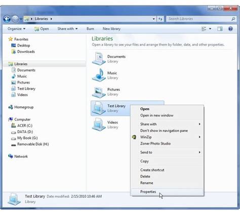 How To Delete Libraries In Windows 7 Removing Folders And Entire