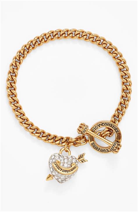 Juicy Couture Juicy At Heart Charm Toggle Bracelet Nordstrom