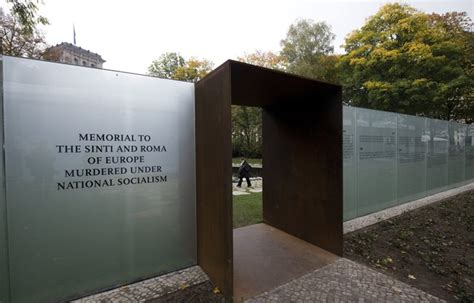 Memorial To Roma Victims Of Holocaust Opens In Berlin