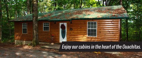 Home Meadow Pines Cabins Cabins Near Mena Ar