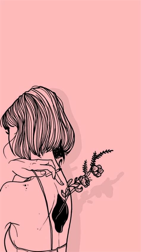 Sad Girl Aesthetic Pinterest Drawings Quotes And Wallpaper L