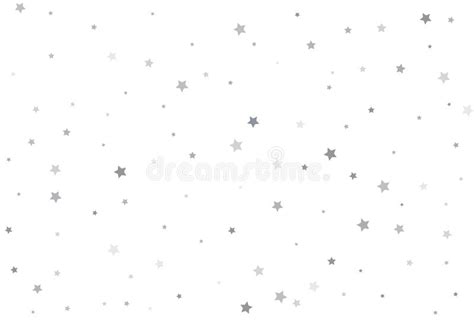 Christmas Background With Silver Stars Silver Star Celebration