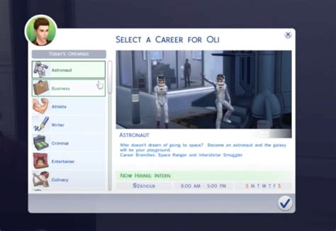 The Sims 4 Custom Careers Michaelfoz