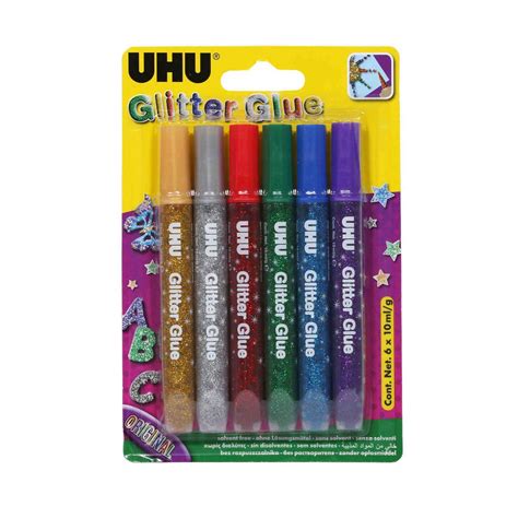 Buy Uhu Glitter Glue 6pcs