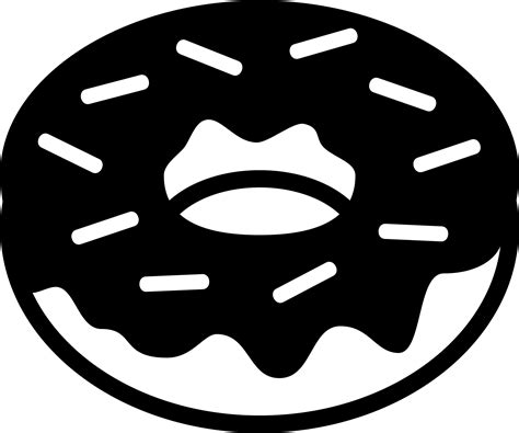 Doughnut Clipart Black And White 20 Free Cliparts Download Images On