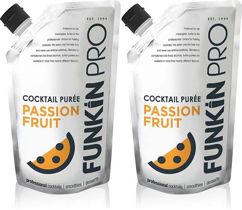 Buy Funkinpro Passion Fruit Puree 1kg Pouch X 2 Pack Online At