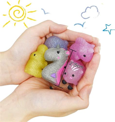 Squishies Glitter Mochi Squishys Toys 2nd Generation Party Favors For