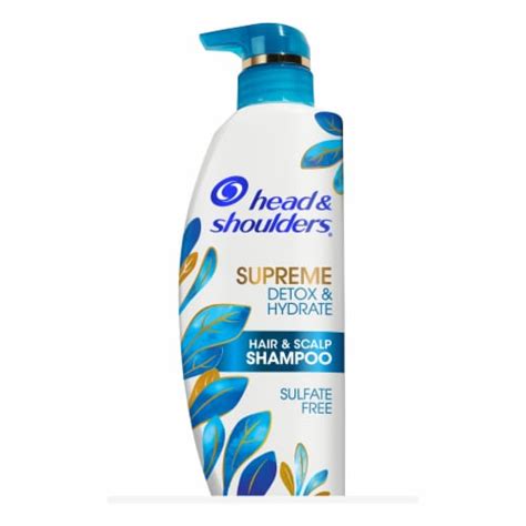 Head And Shoulders Supreme Detox And Hydrate Sulfate Free Shampoo 118 Fl