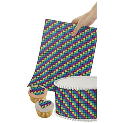 Wilton Pixel Cakes Sugar Sheets Edible Decorating Paper