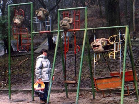Scary Playgrounds In Russia Pics
