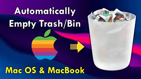 How To Automatically Empty Trash On Mac Os Macbook Pro Youtube