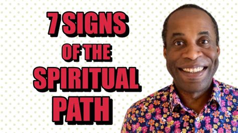 7 Signs Of The Spiritual Path Youtube