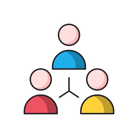Hierarchy Vector Stall Lineal Color Icon