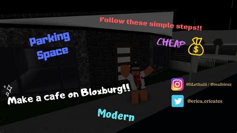 Roblox Bloxburg Modern Cafe 20k Max Speed Build No Gamepasses