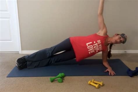 Side Planking Exercise With Weights Kelley Ranaudo