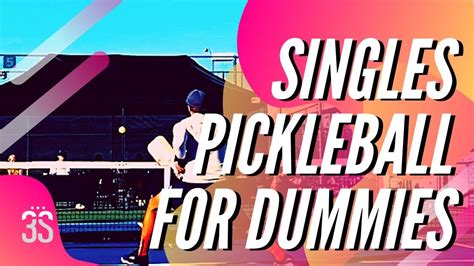 The server calls out their score 1st followed by their opponent's score. Singles Pickleball for Dummies - YouTube in 2020 ...