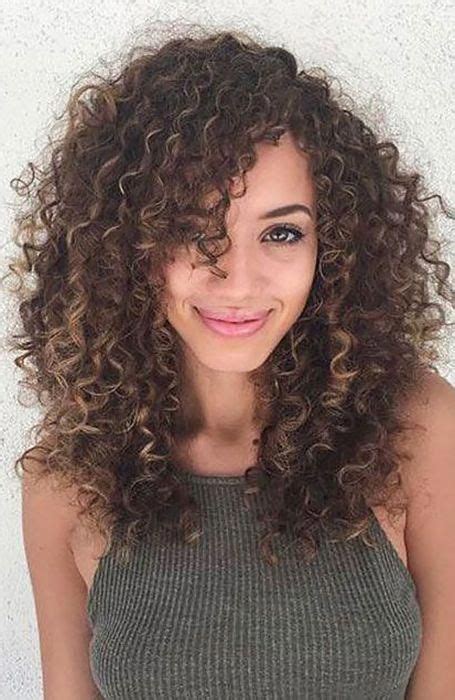 14 Ace Hairstyles For Long Natural Curly Hair With Bangs