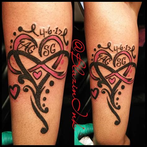 12 Infinity Heart Tattoo With Names Ideas To Inspire You