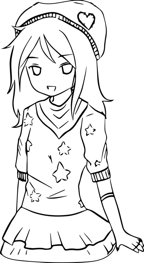 Tomboy Girl Coloring Pages