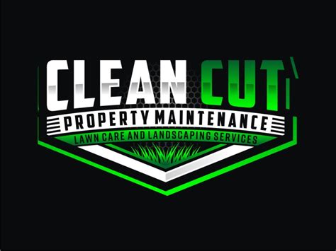 Clean Cut Property Maintenance Logo Design 48hourslogo