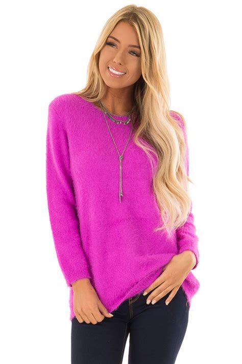 Pin By Stacy💋 ️💋bianca Blacy On Clothing Hot Pink Sweaters Womens Tops Cute Boutiques Hot