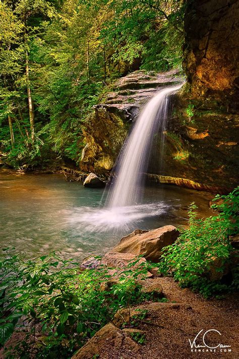 Old Man Cave Waterfalls Photo Hocking Hills State Park Ohio Fine Art Photography Wall Art