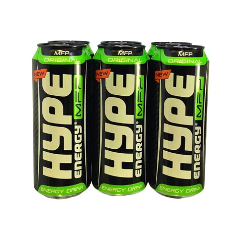 Hype Energy Drink Original 6x 500ml