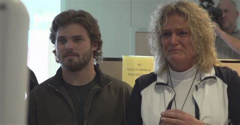 Emotional Moment Mum Breaks Down In Tears As She Hears Dead Sons Heartbeat Inside Transplant
