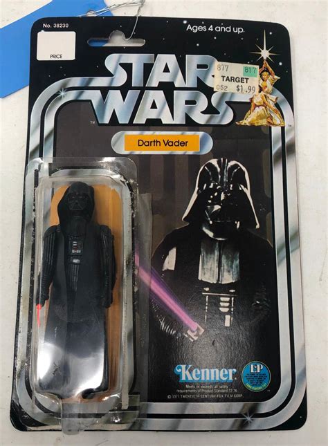 Lot Darth Vader 1977 Kenner Star Wars Action Figure Number 38230 With