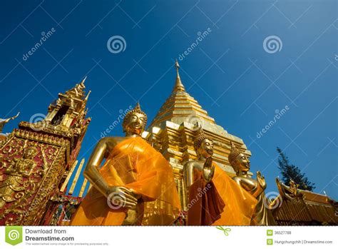 Wat Phra That Doi Suthep Temple In Chiangmai Stock Photo Image Of