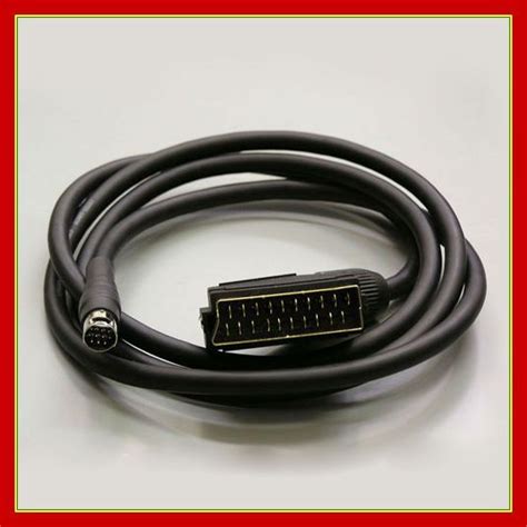 high quality 21 pin scart male to mini din 9 pin cable for dvd xbox in atv parts and accessories