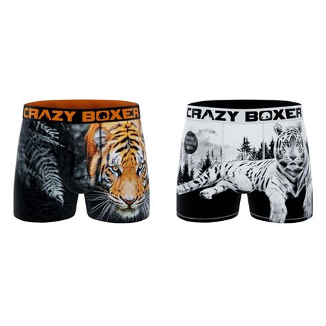 Mens Boxer Briefs Outdoor Pack Of 2 Tigers