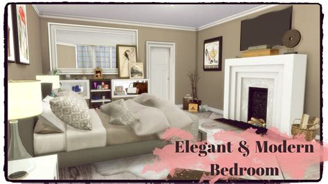 Sims 4 Elegant And Modern Bedroom Conjuntos De Muebles De Dormitorio