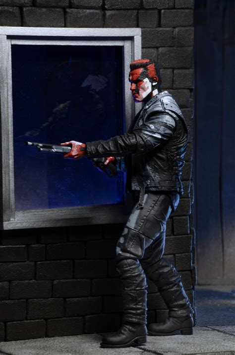 It is made from a metal alloy and has a brushed brass plating. New Official Photos of Terminator 2 T-800 Video Game Appearance by NECA - The Toyark - News
