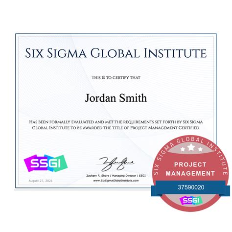 Project Management Certification And Training Online Ssgi