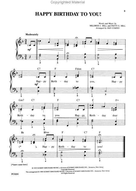 Is your birthday coming up? Happy Birthday to You | Sheet music, Piano sheet music ...