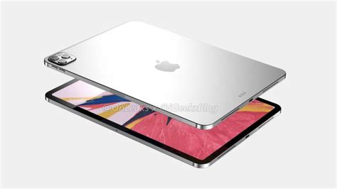 Apple Ipad Pro 2020 Rendered In 11 Inch And 12 9 Inch Versions With Iphone 11 Pro Camera