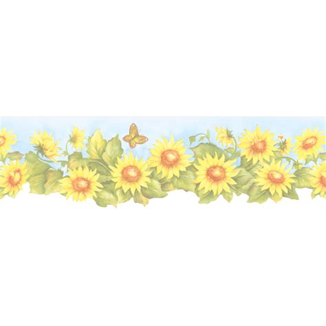 Country Sunflower Wallpaper Borders Pin On Wallpaper Borders Feel