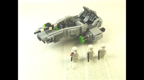 Lego Star Wars First Order Snowspeeder Set 75100 Speed Build