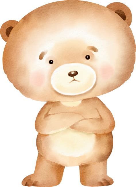 Watercolor Teddy Bear Png Download Free Png Images