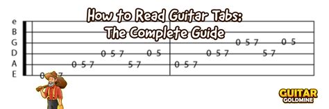 How To Read Guitar Tabs The Complete Guide Guitar Goldmine